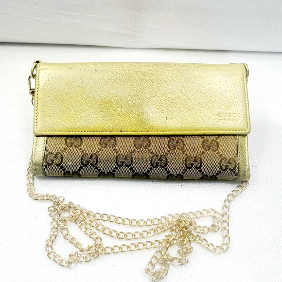 Gucci Handbags - Gucci GG Monogram Wallet On Chain